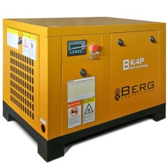Промышленный винтовой компрессор BERG ВК-4Р-E/12 бар с ременным частотно-регулируемым приводом
